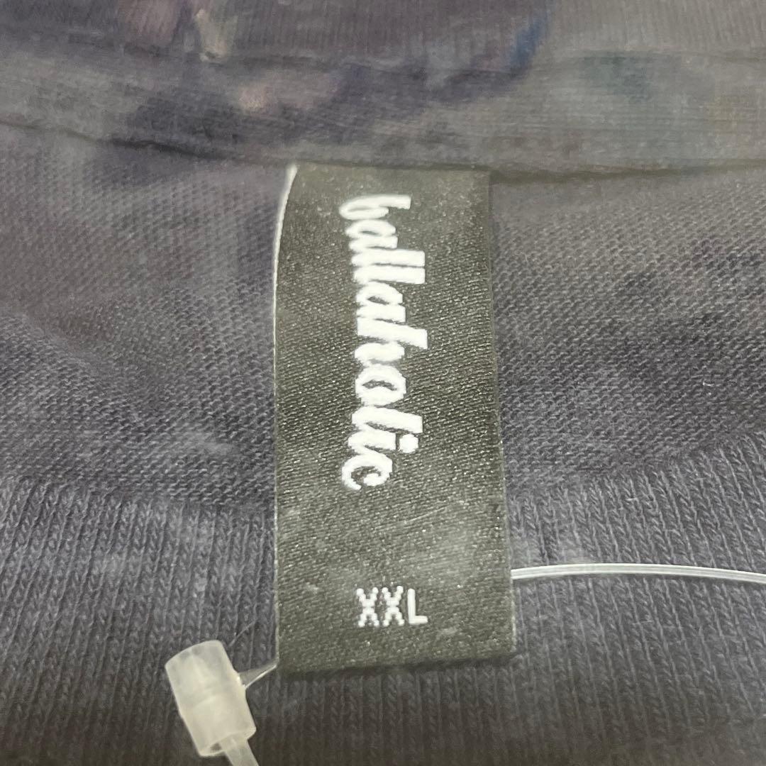 マ*ー様 ballaholic Logo Long Tee NAVY/PINK