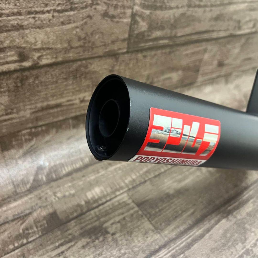 ゼファー400　マフラー黒　2分割　送料込み