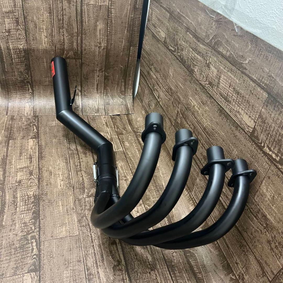 ゼファー400　マフラー黒　2分割　送料込み