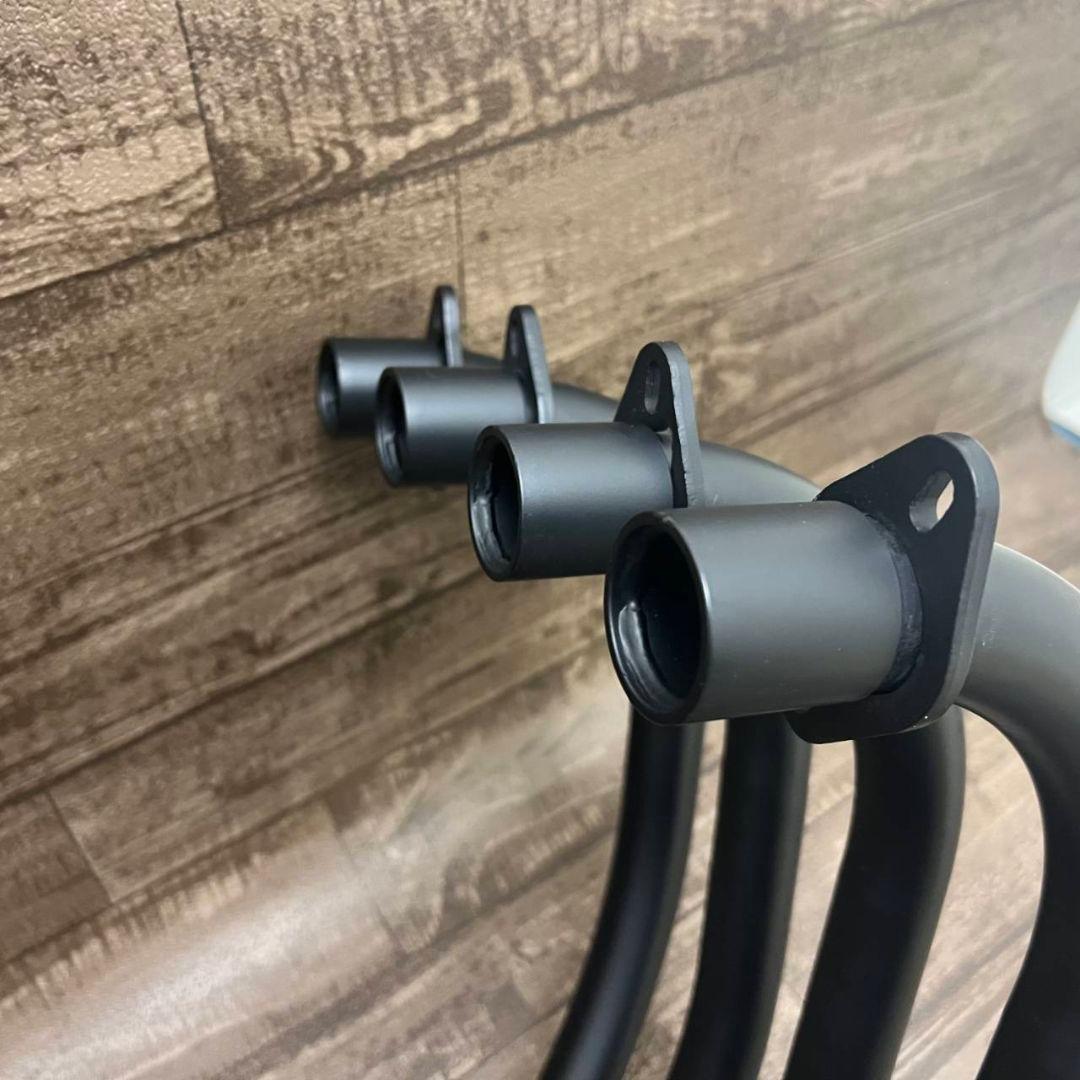 ゼファー400　マフラー黒　2分割　送料込み