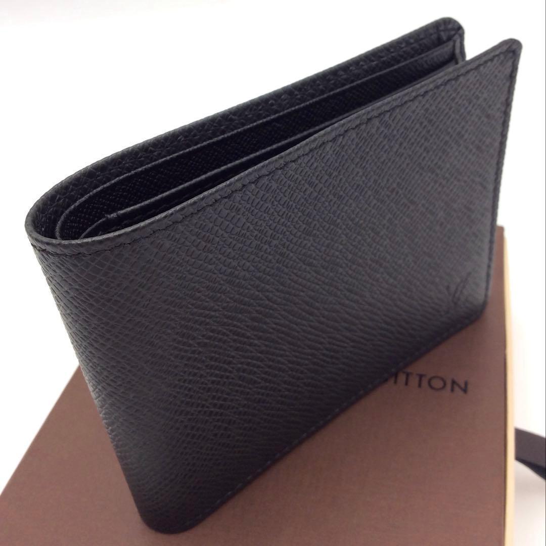 louis vuitton ルイヴィトン タイガ 二つ折り財布 ミュルティプル