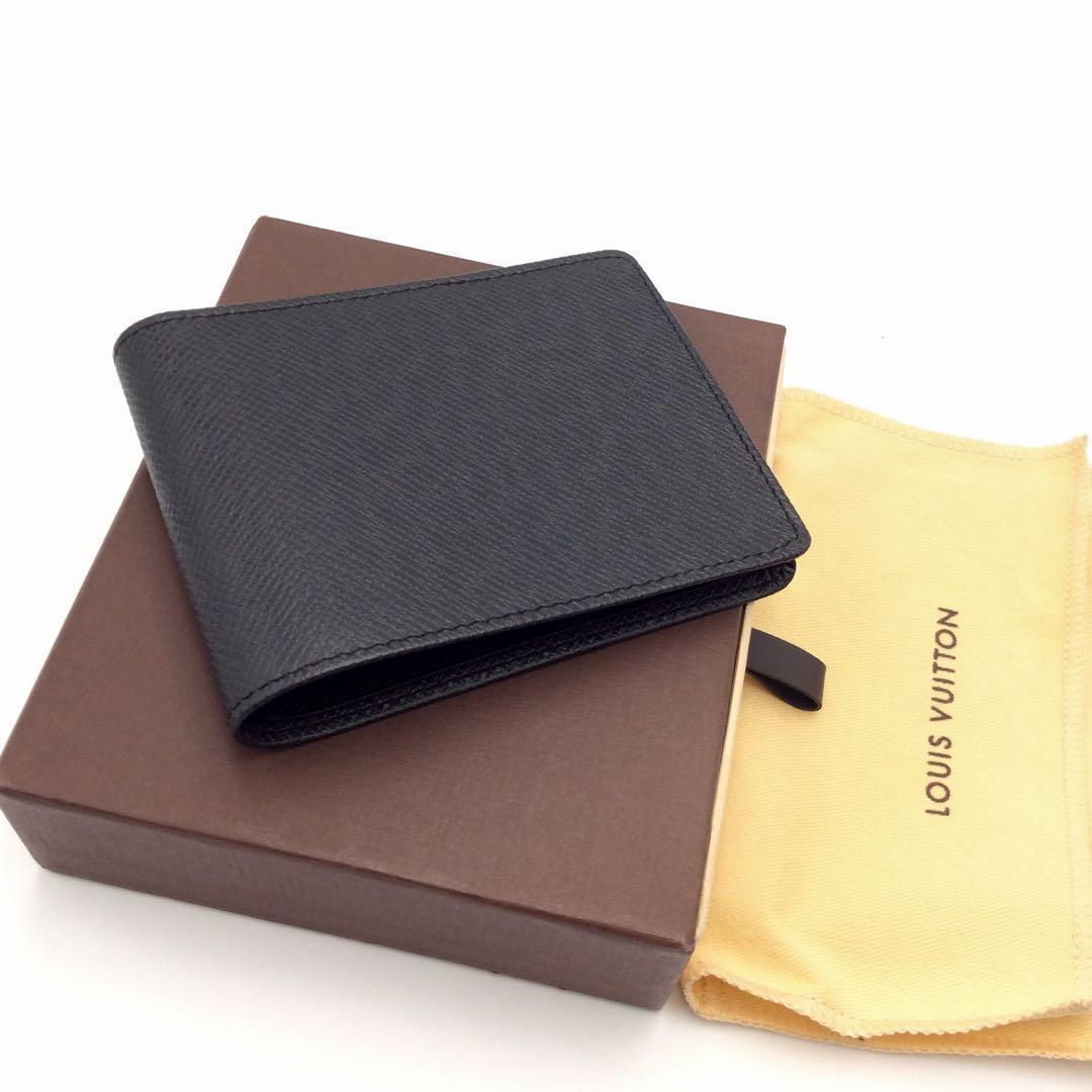 louis vuitton ルイヴィトン タイガ 二つ折り財布 ミュルティプル