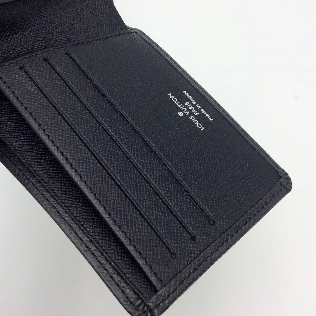 louis vuitton ルイヴィトン タイガ 二つ折り財布 ミュルティプル