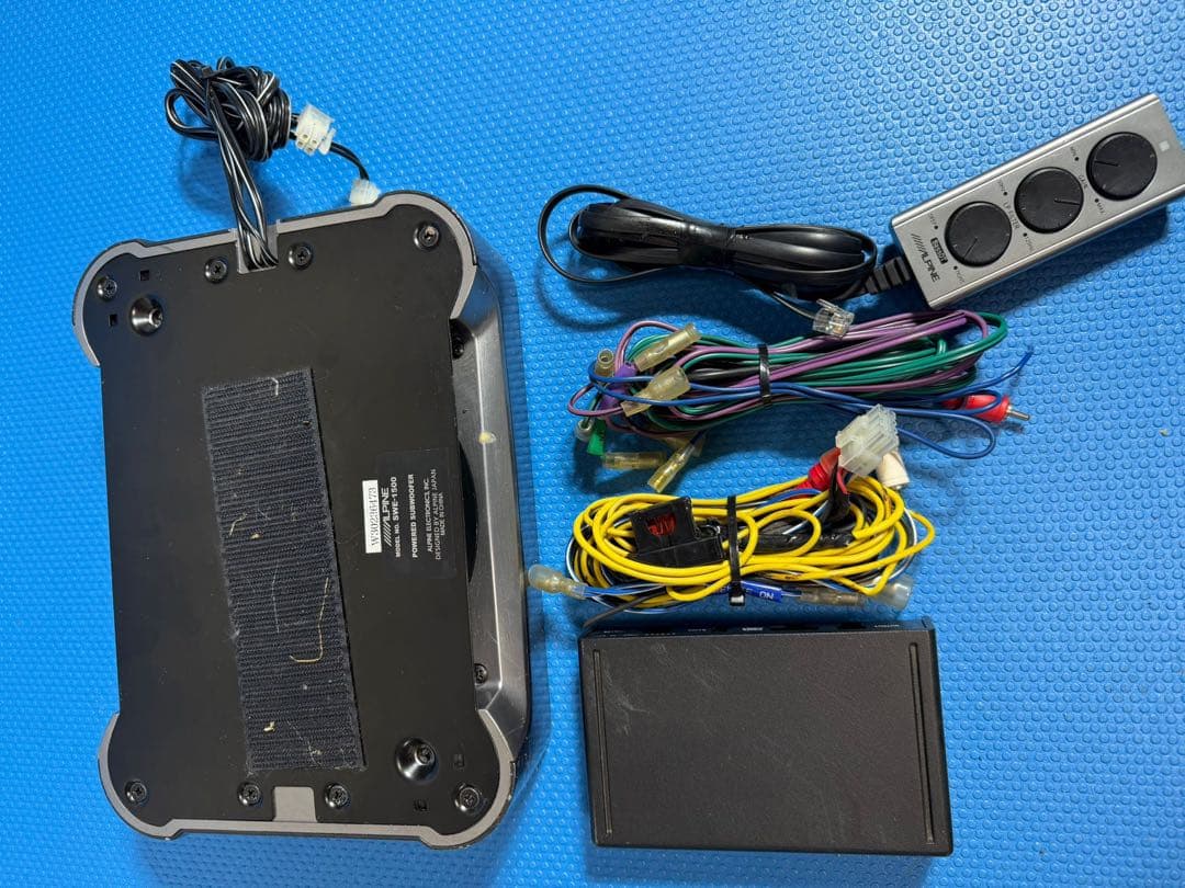 アルパイン SWE-1500 パワード サブ ウーファー ウーハー