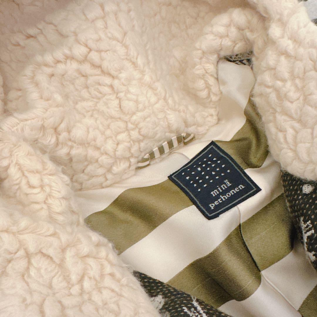 ◆ミナペルホネン ホームサークル ダウンコート【38】 circle