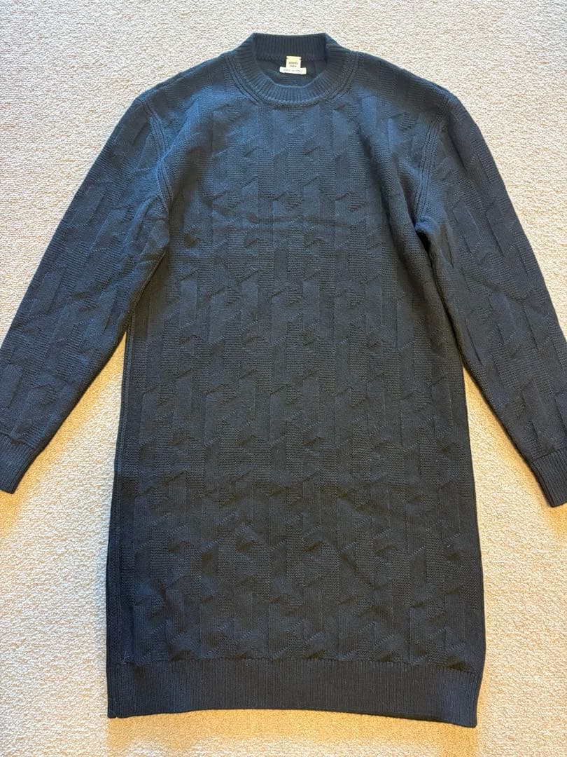 HERMES エルメス ニットワンピース 36 ブラック