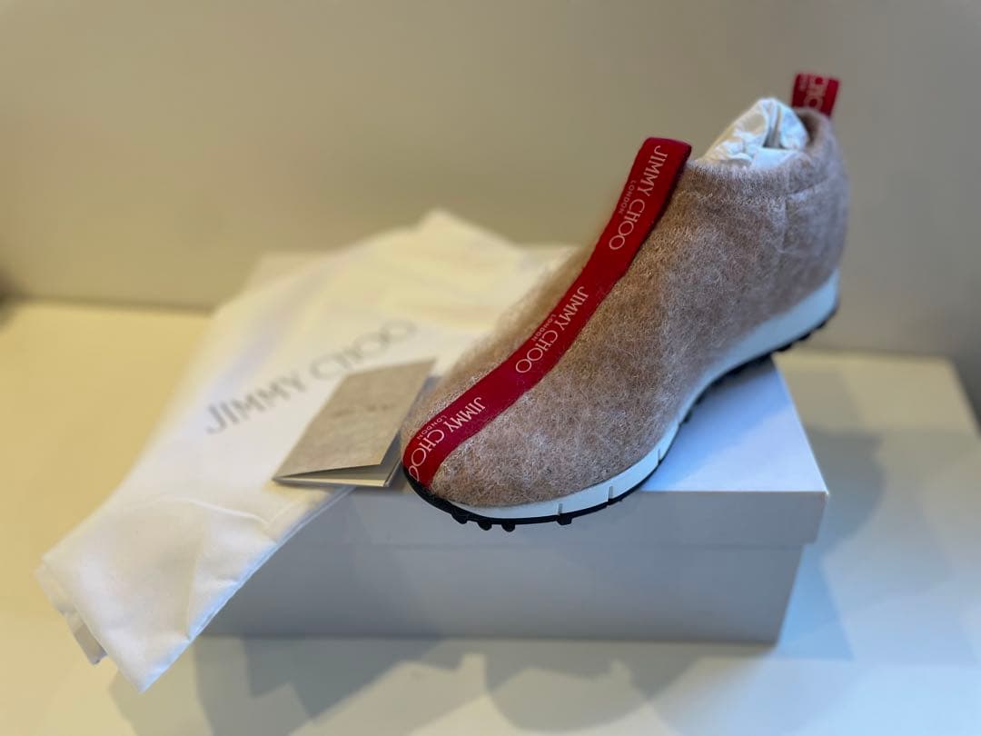 【新品・未使用】JIMMY CHOO スリッポンスニーカー
