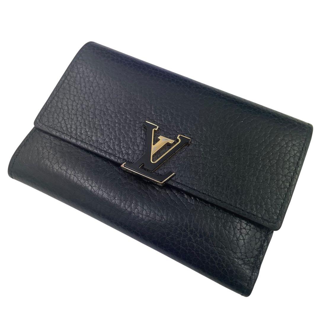 LOUIS VUITTONルイヴィトン ポルトフォイユ カプシーヌ 三つ折り財布