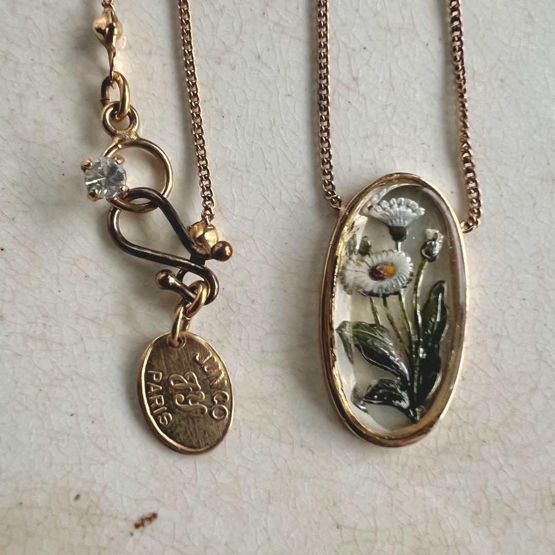 JUNCO PARIS ジュンコパリ　お花を閉じこめたペンダント