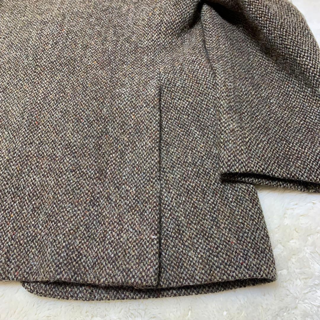 ハリスツイード テーラードジャケット ウール100% HarrisTweed