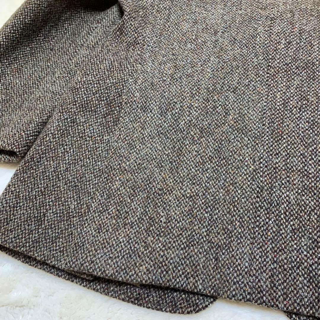 ハリスツイード テーラードジャケット ウール100% HarrisTweed