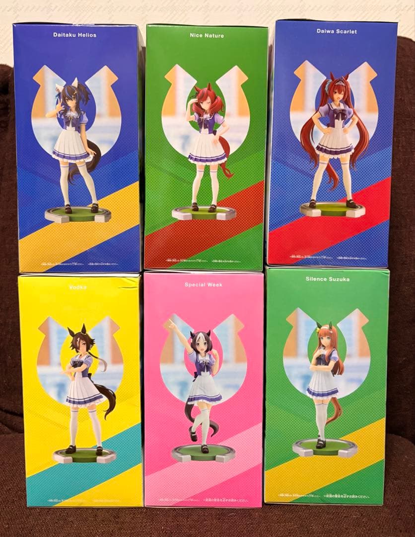 ☆未開封☆ウマ娘 プリティーダービー フィギュア 6点セット　制服Ver.