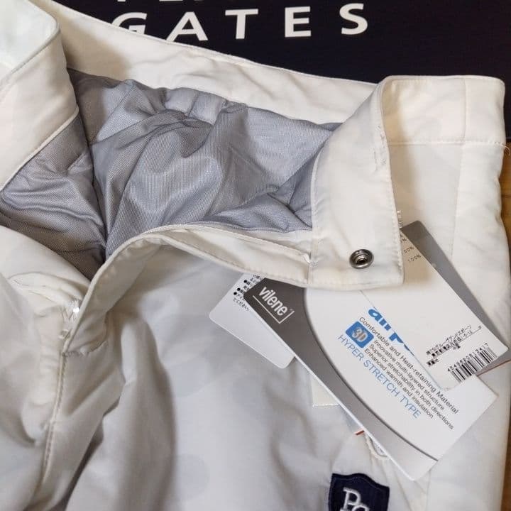 ⭐新品⭐パーリーゲイツ⭐暖か⭐中綿⭐パンツ⭐保温防風透湿⭐白⭐M⭐