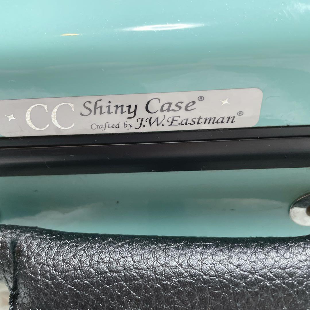 CC シャイニーケース　ソプラノサックス　ケース　ブルー