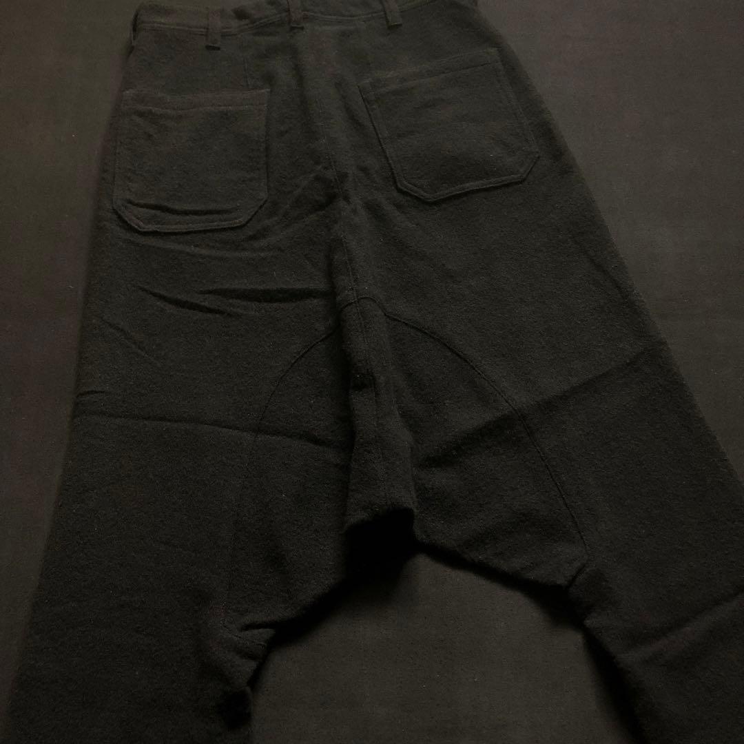 Y's PINK ウール サルエル パンツ ワイズ ピンク ヨウジヤマモト 黒