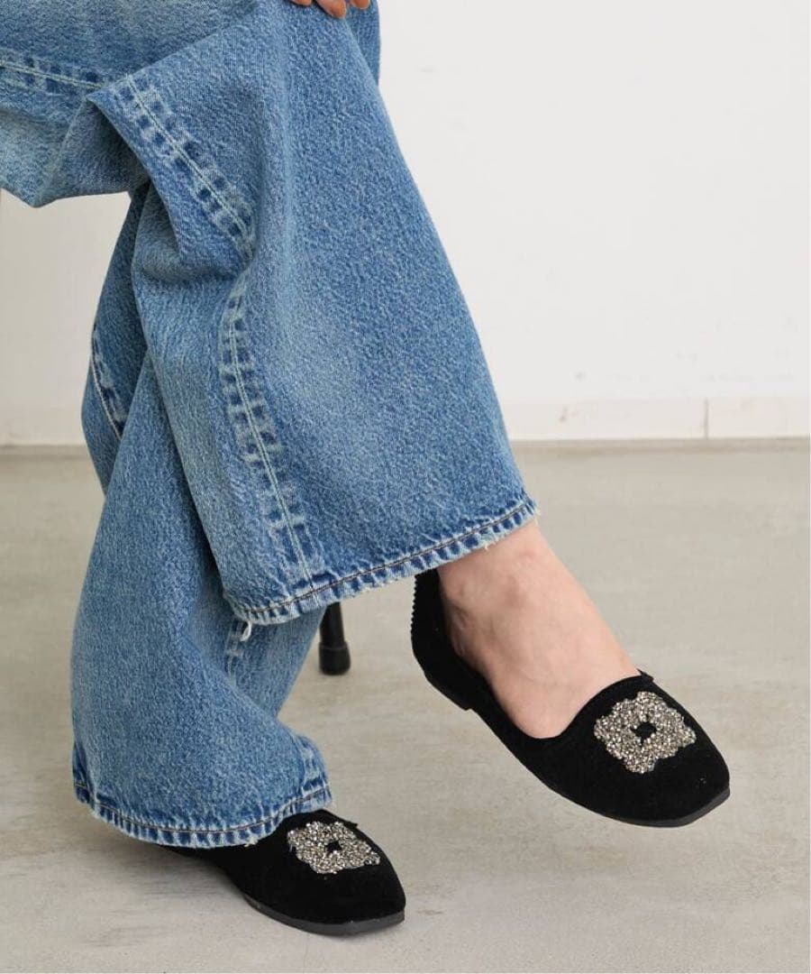 新品　L'Appartement 　MALUS/マリュスVelvet shoes