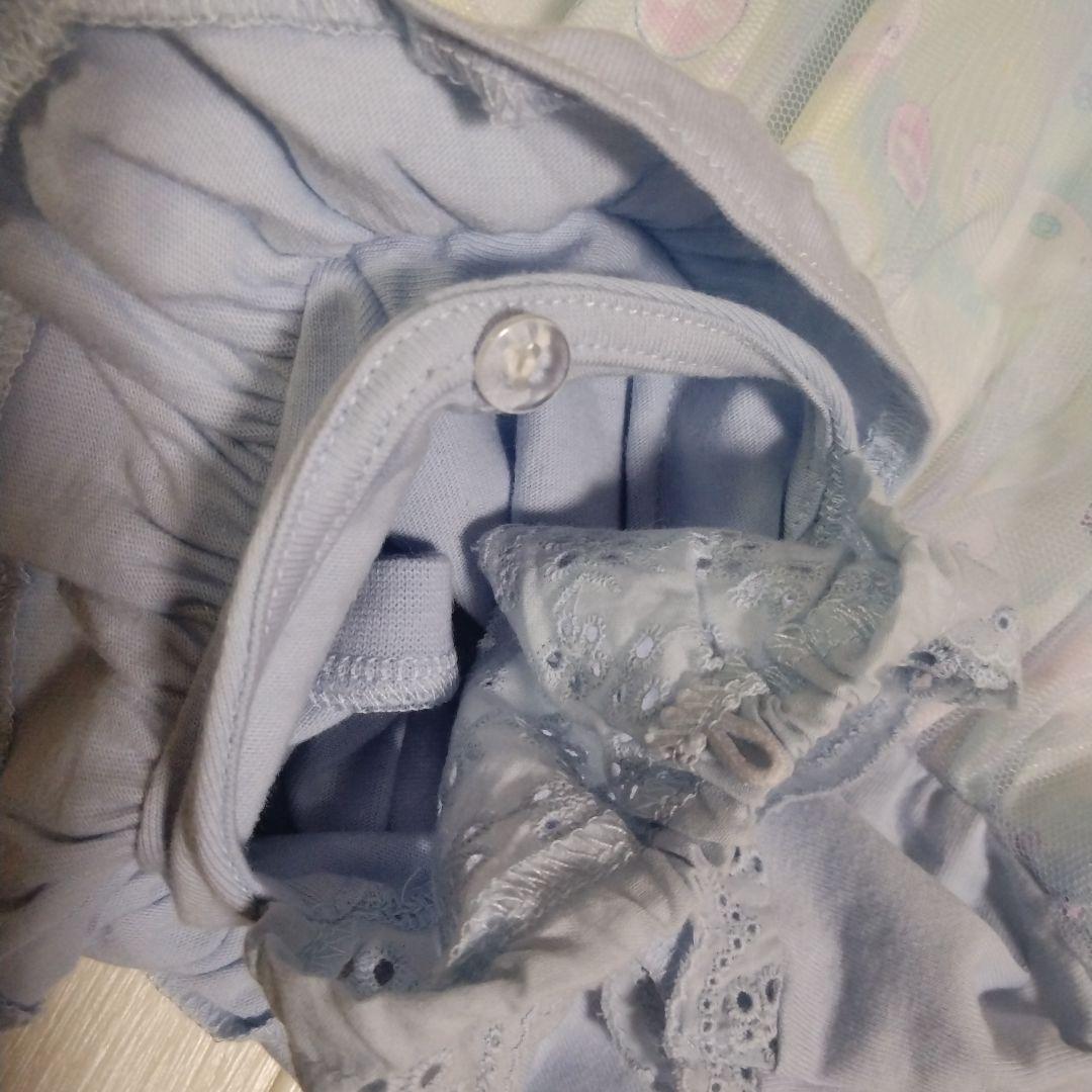 専用エニィファム120　オン・オフショルダーチュールワンピース＆キュロット２点