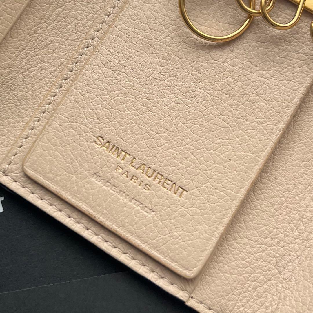 124 極上美品 SAINTLAURENT イヴサンローラン キーケース