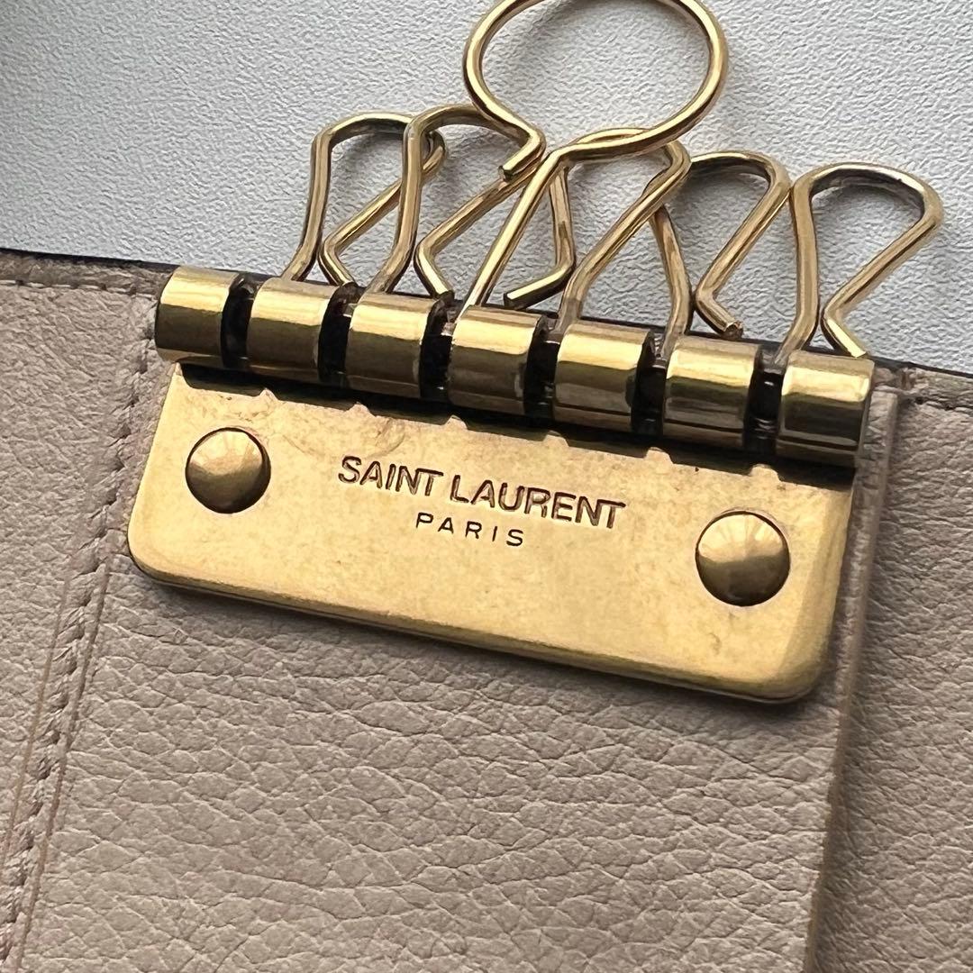124 極上美品 SAINTLAURENT イヴサンローラン キーケース
