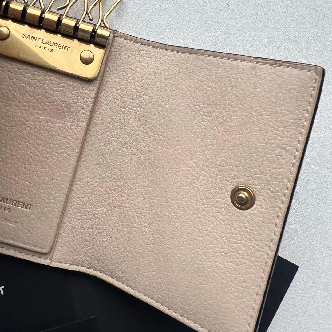 124 極上美品 SAINTLAURENT イヴサンローラン キーケース