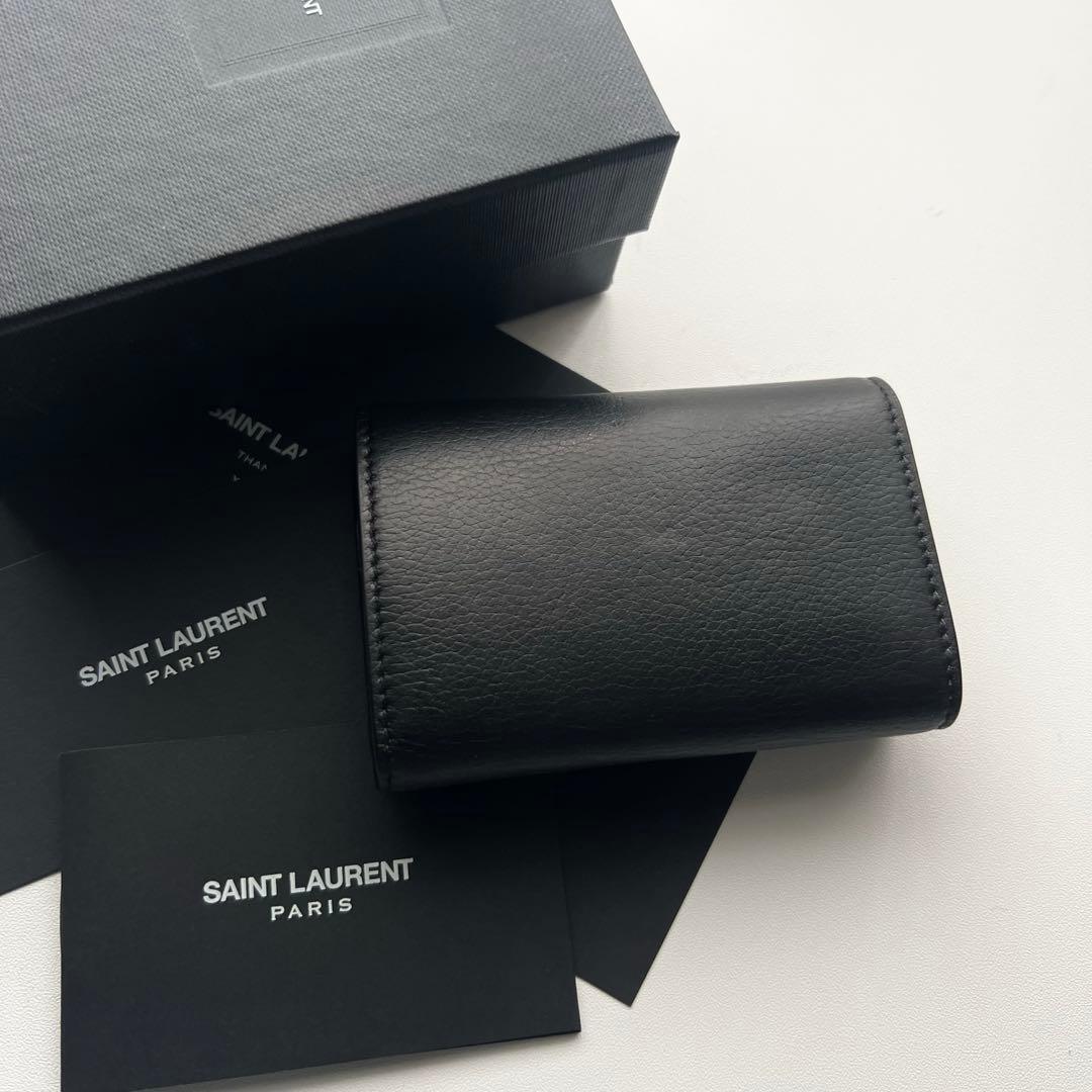 124 極上美品 SAINTLAURENT イヴサンローラン キーケース