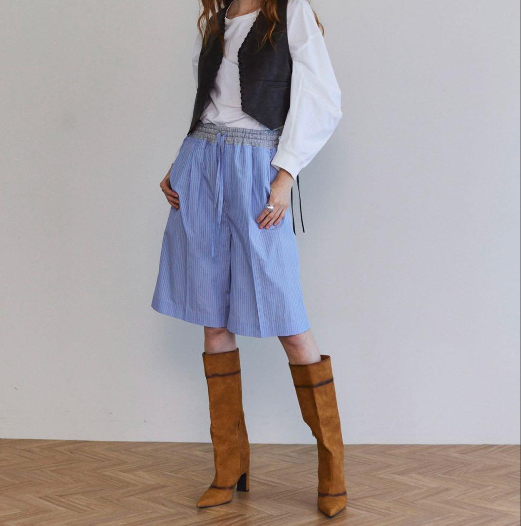 maison special / ダブルウエスト イージーパンツ