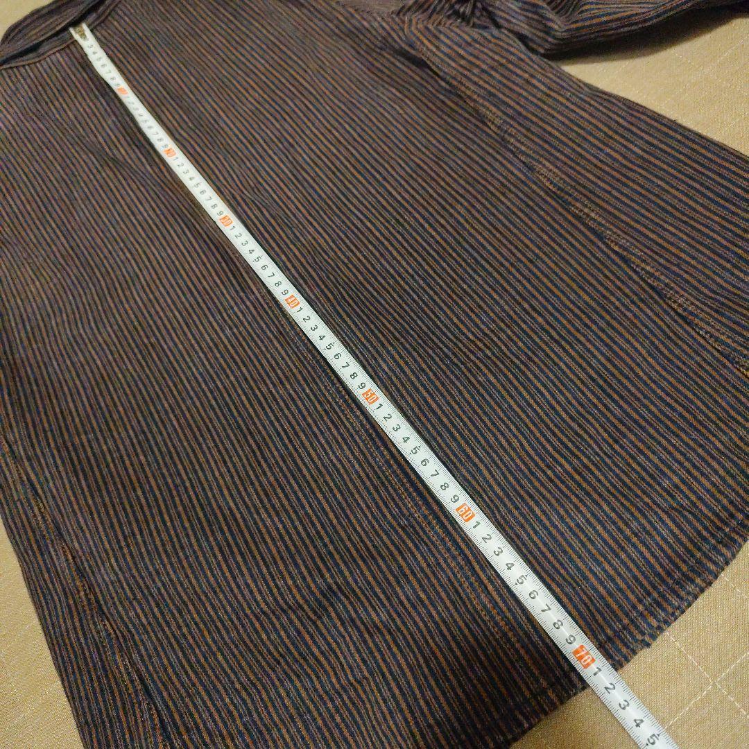 m*a様 STUDIO D’ARTISAN ストライプカバーオール サイズ40