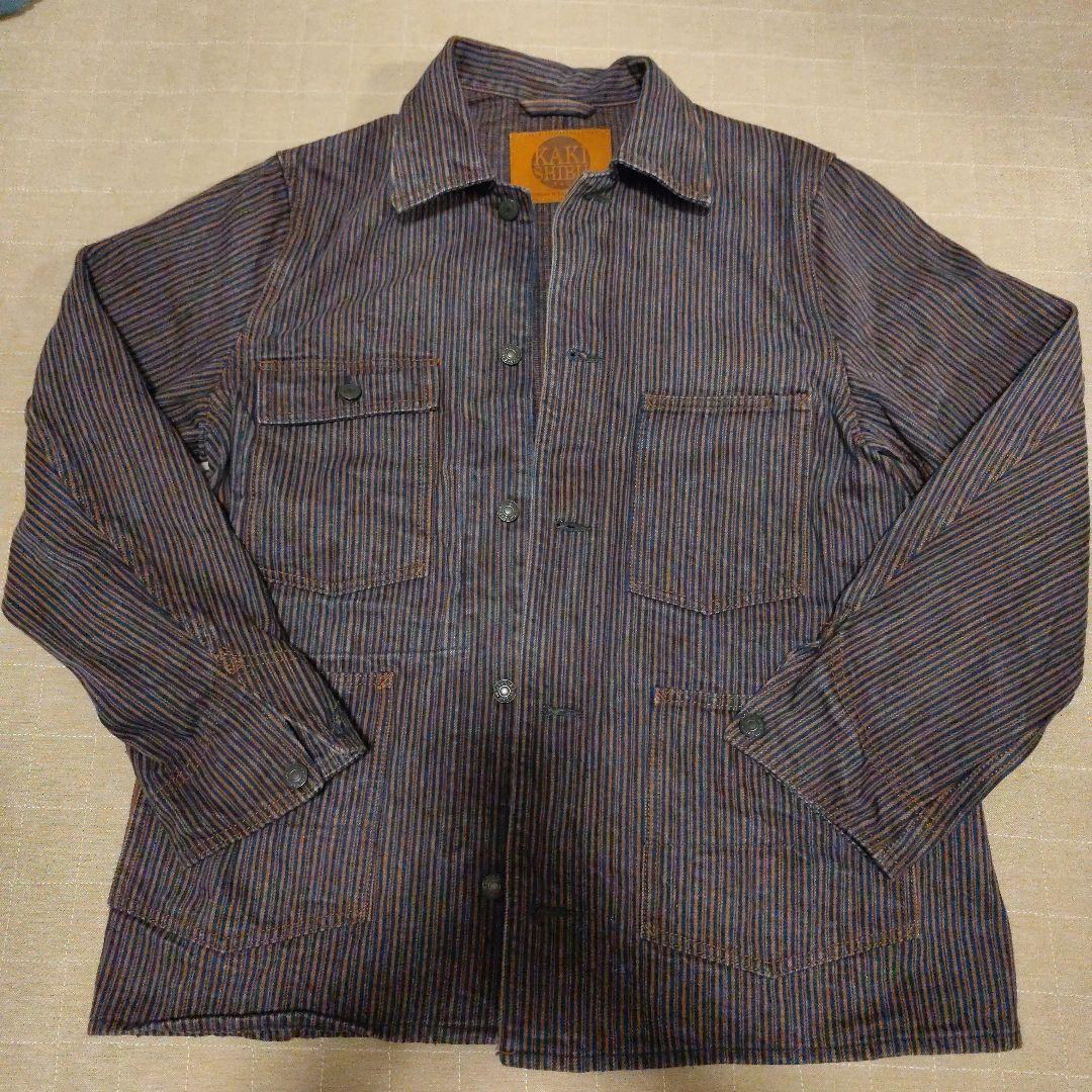 m*a様 STUDIO D’ARTISAN ストライプカバーオール サイズ40