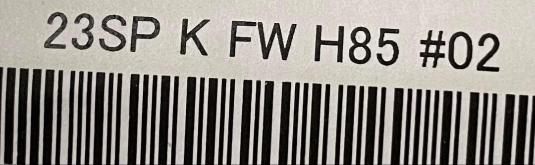 23 シマノ スペシャル kisoi FW H85 H2.75 #2