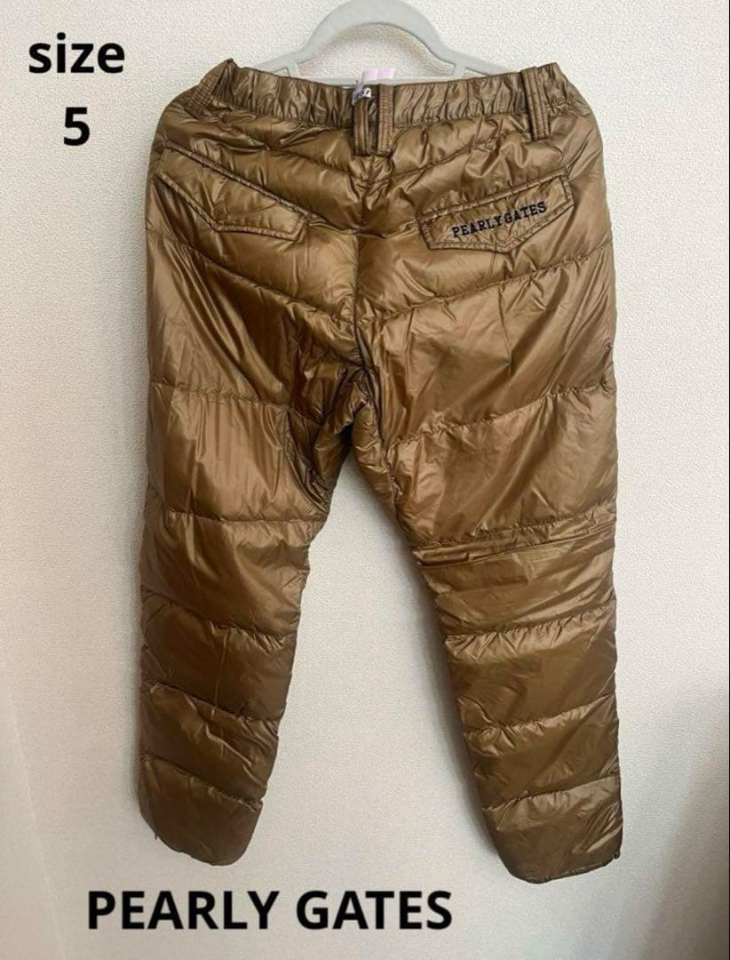 PEARLYGATES パーリーゲイツ メンズ 暖パン ダウンパンツ サイズ5