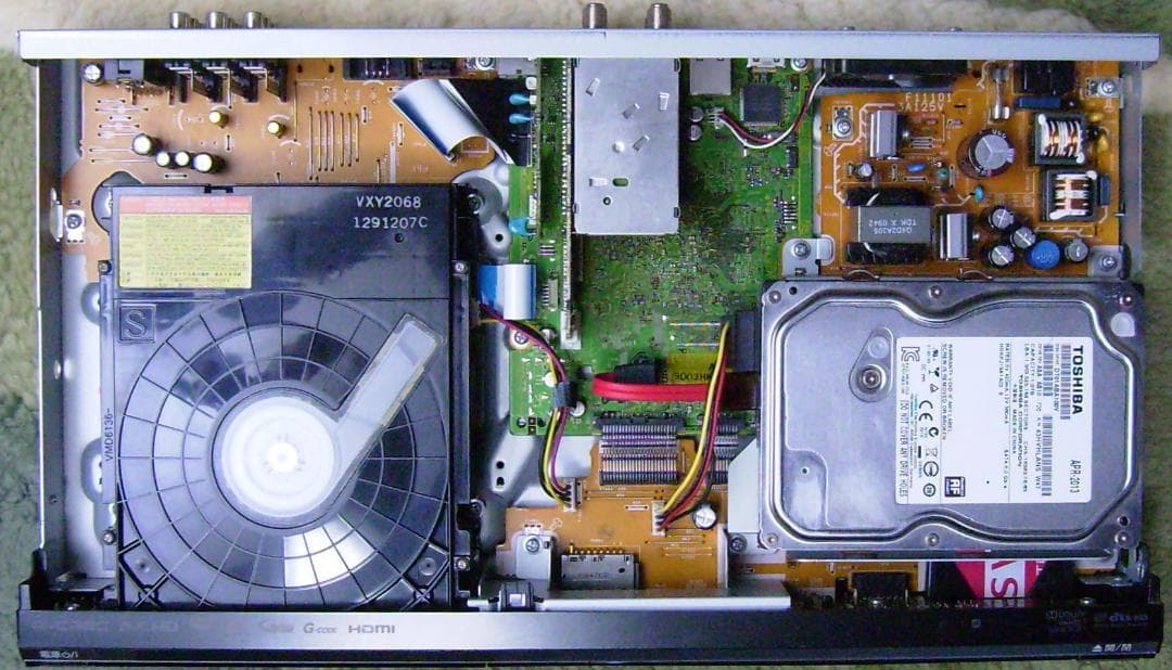 Panasonic DIGA DMR-BW770（1TB増量換装）