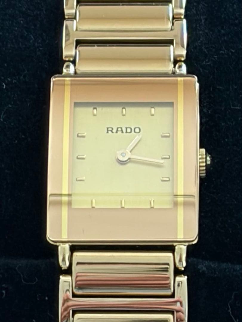 RADO ダイアスター ゴールド スクエア レディース腕時計