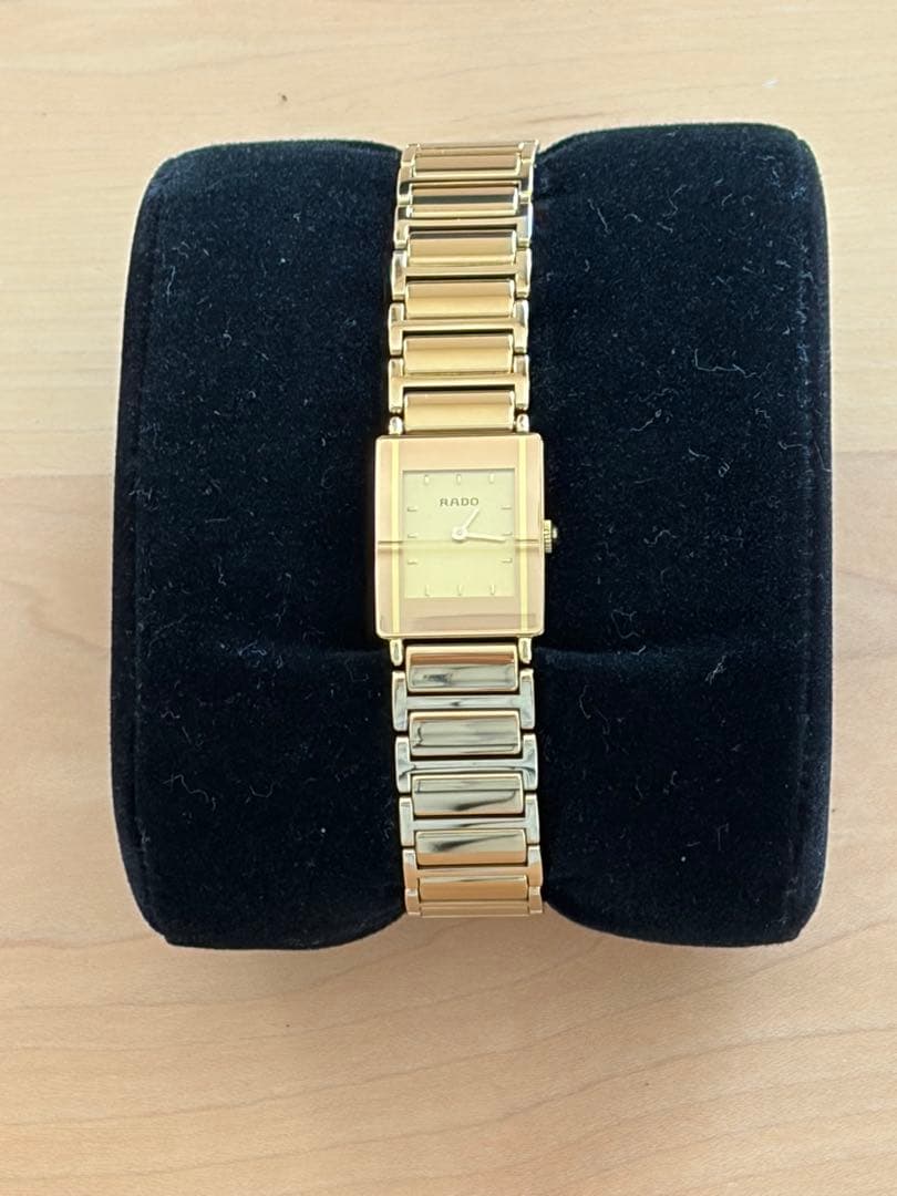 RADO ダイアスター ゴールド スクエア レディース腕時計