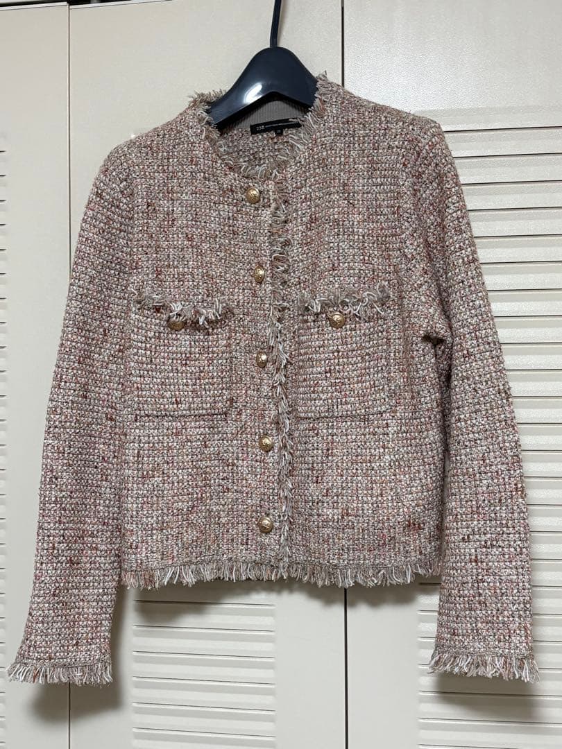 今期品【23区】ツイード ニット ジャケット