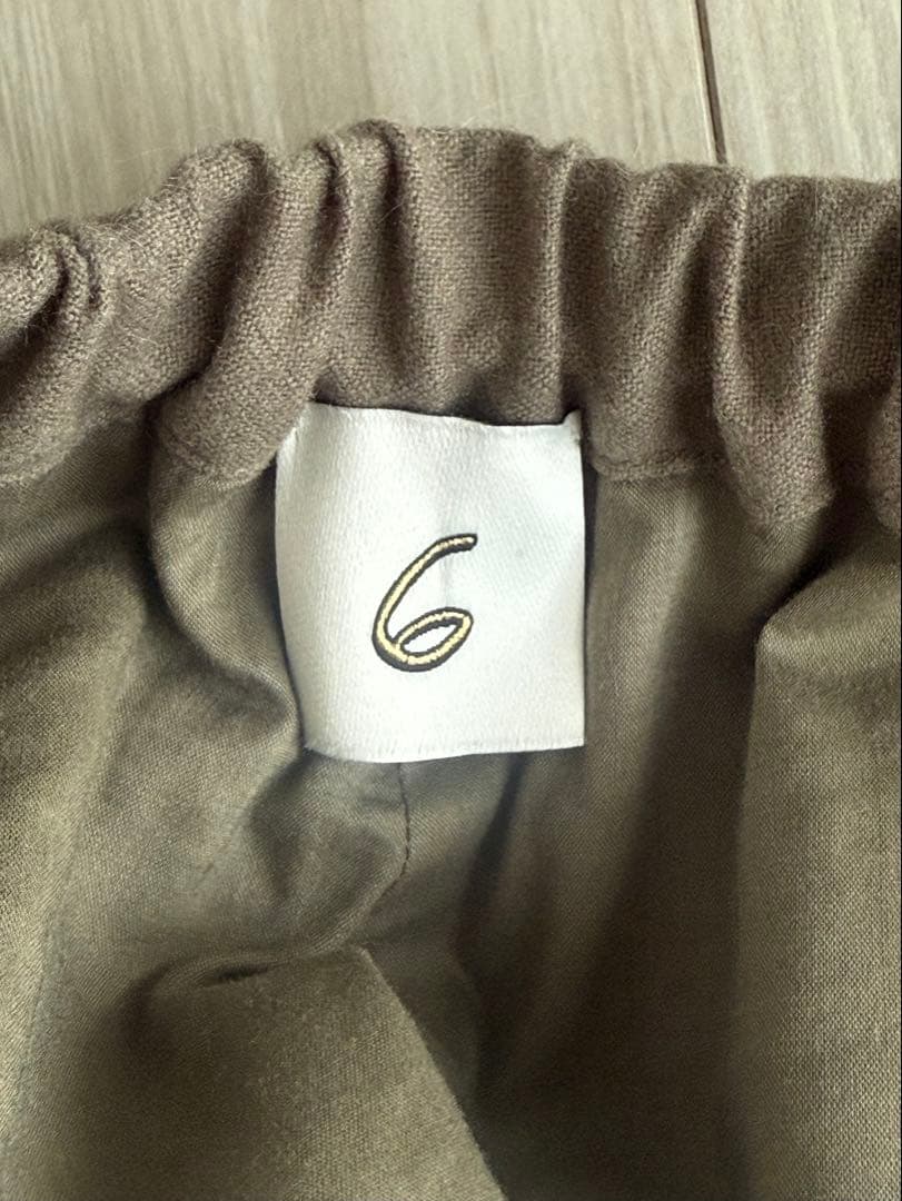 roku 6 ユナイテッドアローズ　オリーブ　カーキ　 ワークパンツ