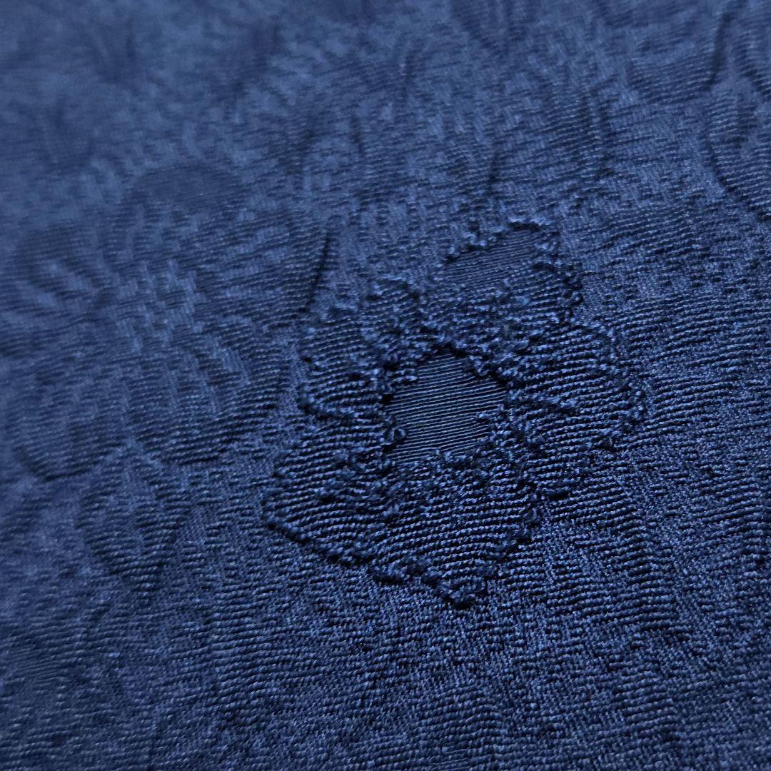 B◆着物くつろぎ 上質 シンプルデザイン 辻が花の地模様 袷 正絹 色無地 着物