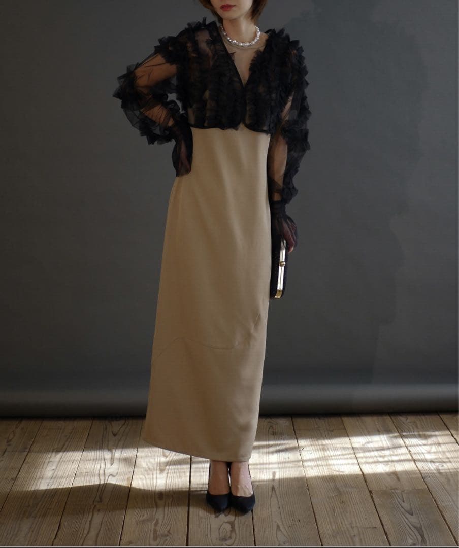 2way tule bolero dress Mサイズ
