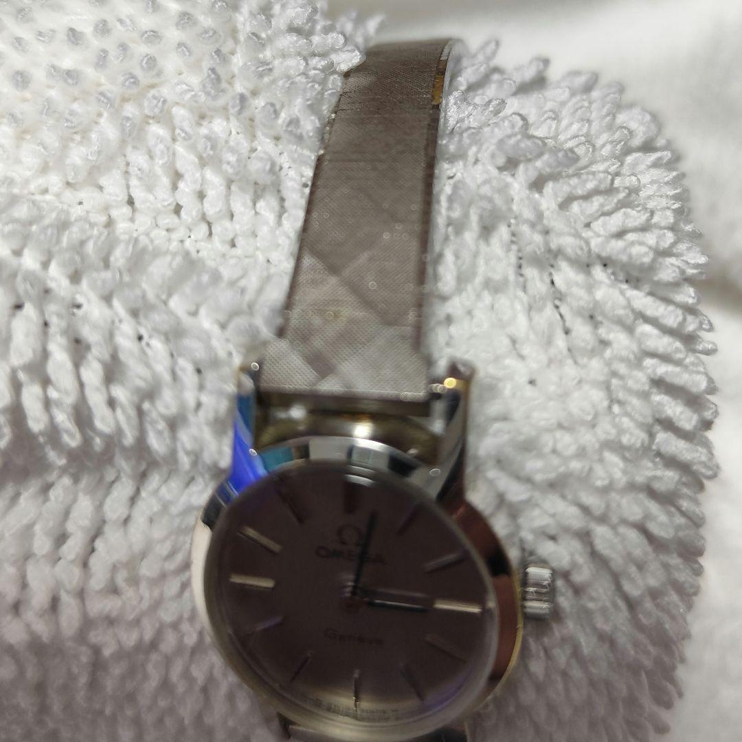 オメガ シルバー アナログ 手巻き時計