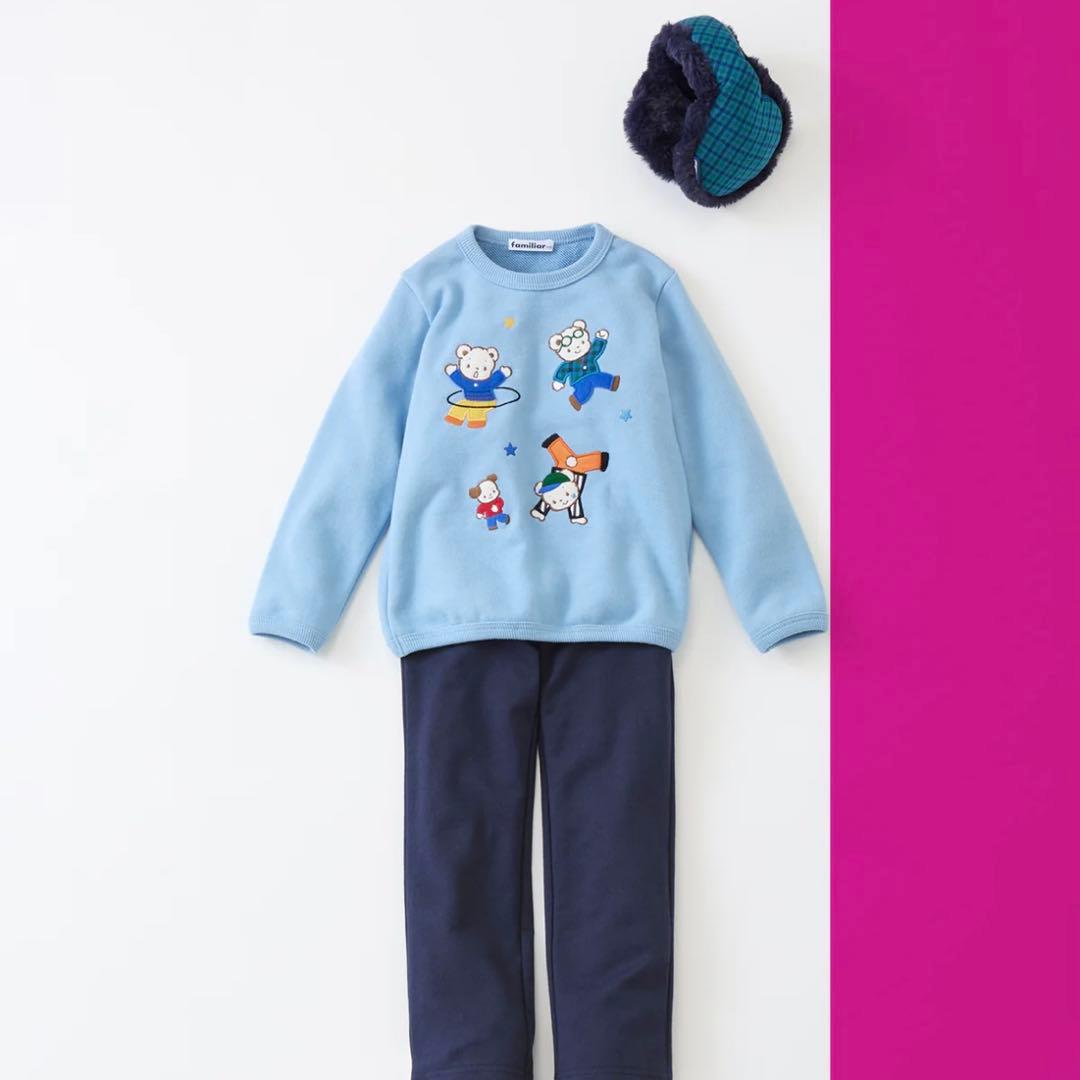 新品タグ付き　今期11月新作　ファミリア　トレーナー　100サイズ