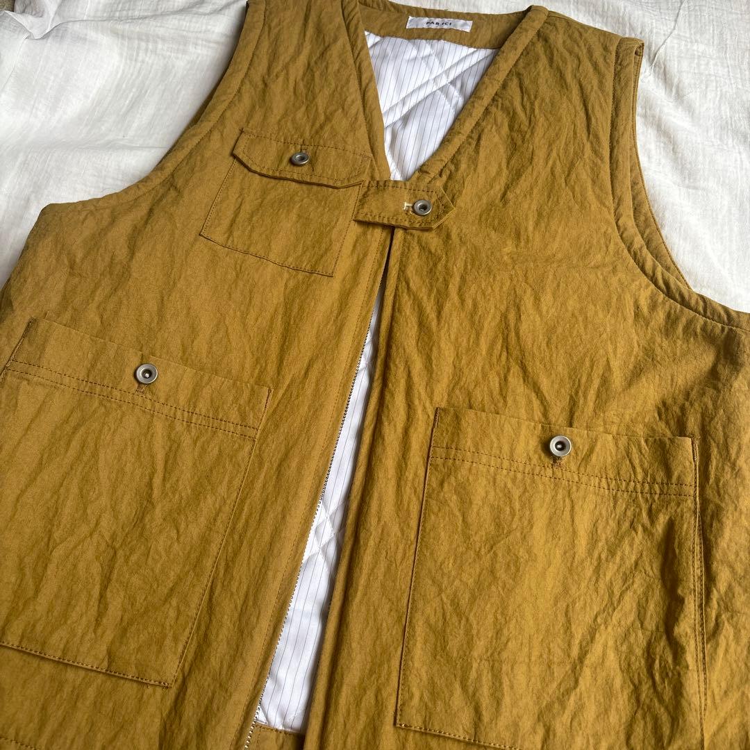 par ici コットンナイロンウェザーEDODAKI オーバーベスト