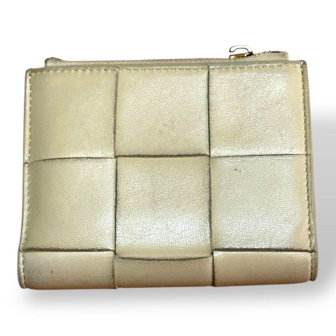 ボッテガヴェネタ　ファスナー欠品　二つ折り財布