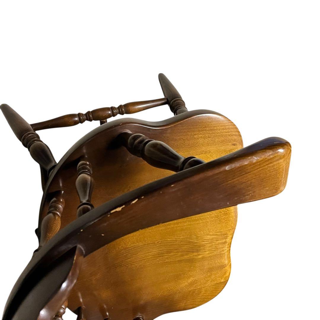 【送料無料】飛騨産業 キツツキ ウィンザーチェア アームチェア アンティーク ③