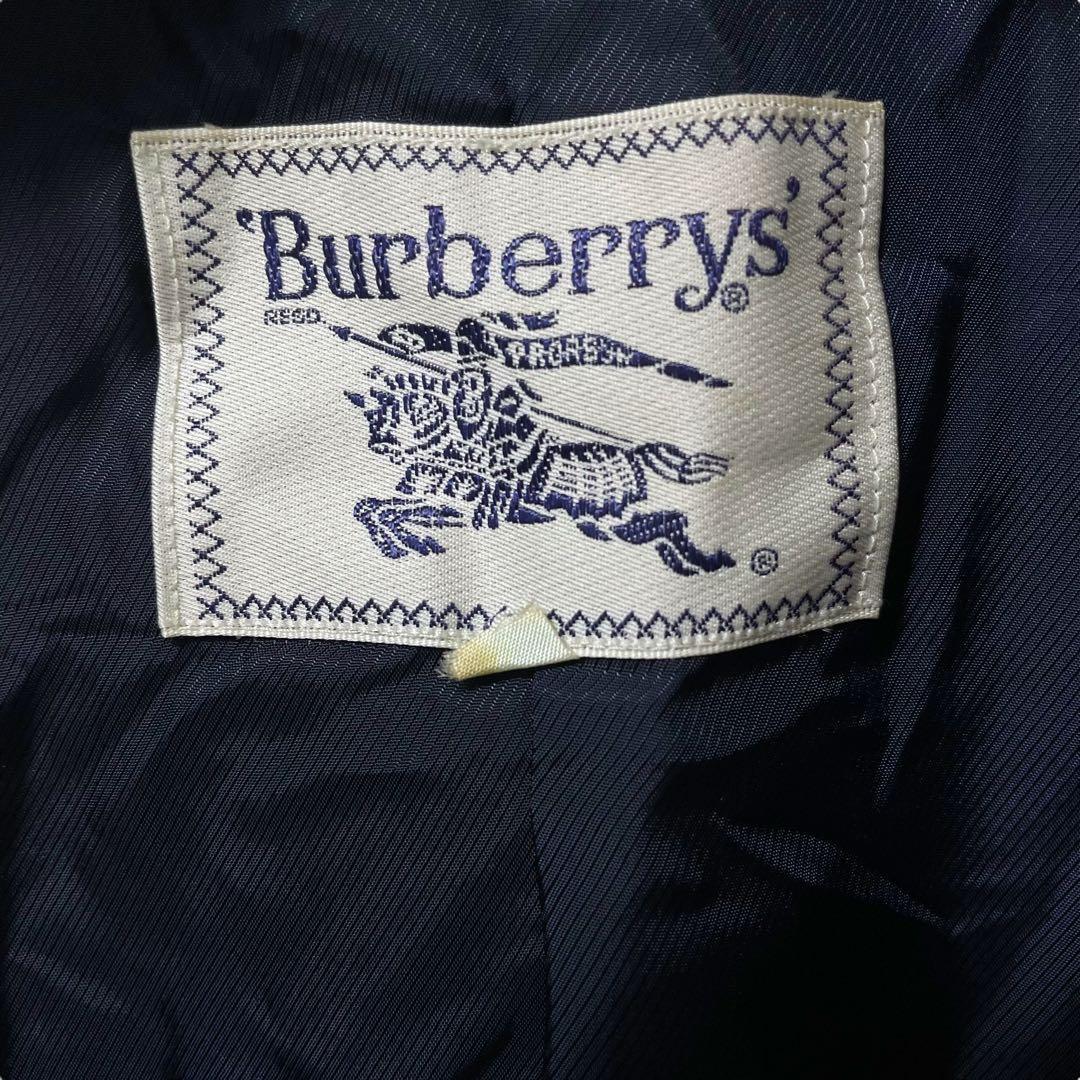 Burberry’s /ミッド丈 ウールコート ネイビー 金ボタン m993