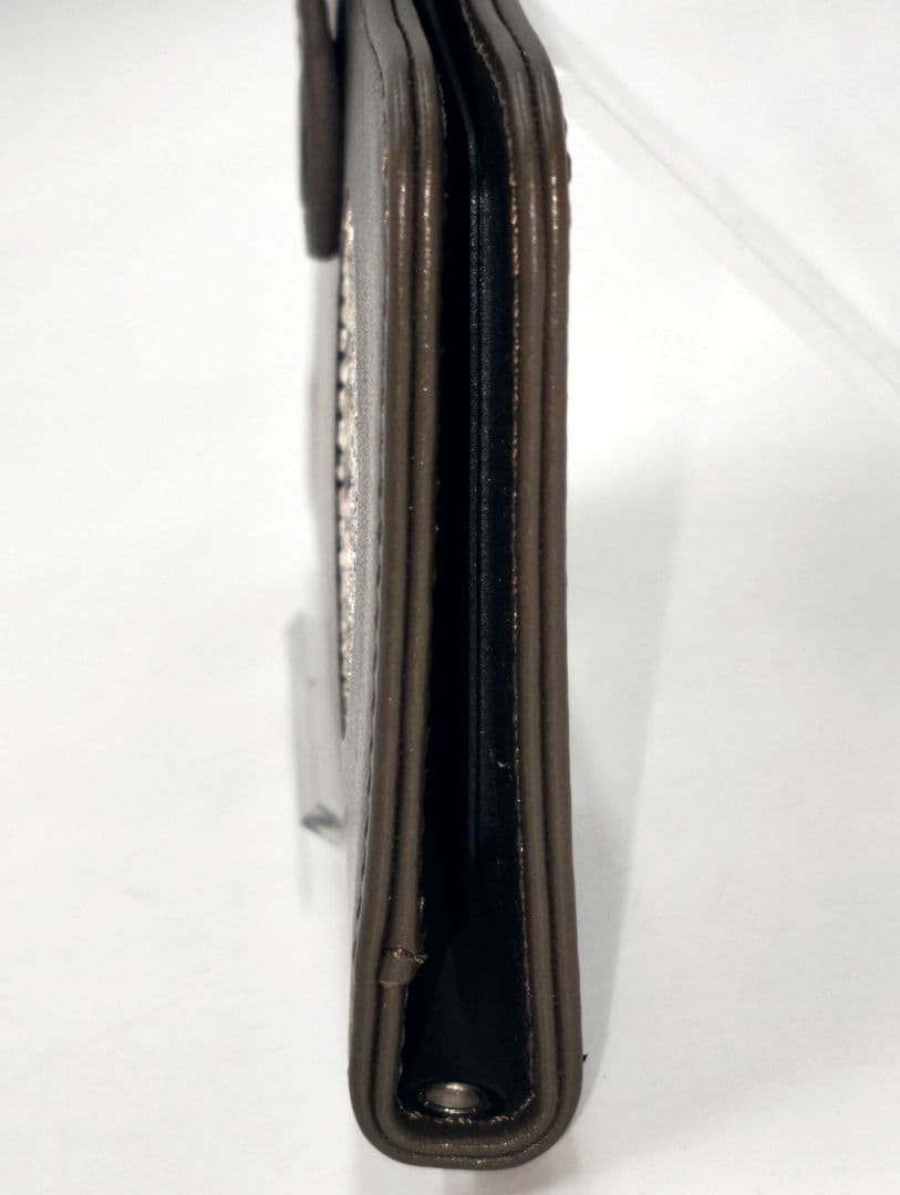 【極美品】サロンドアルファード スマホケース スワロフスキー 手帳型 スマイル