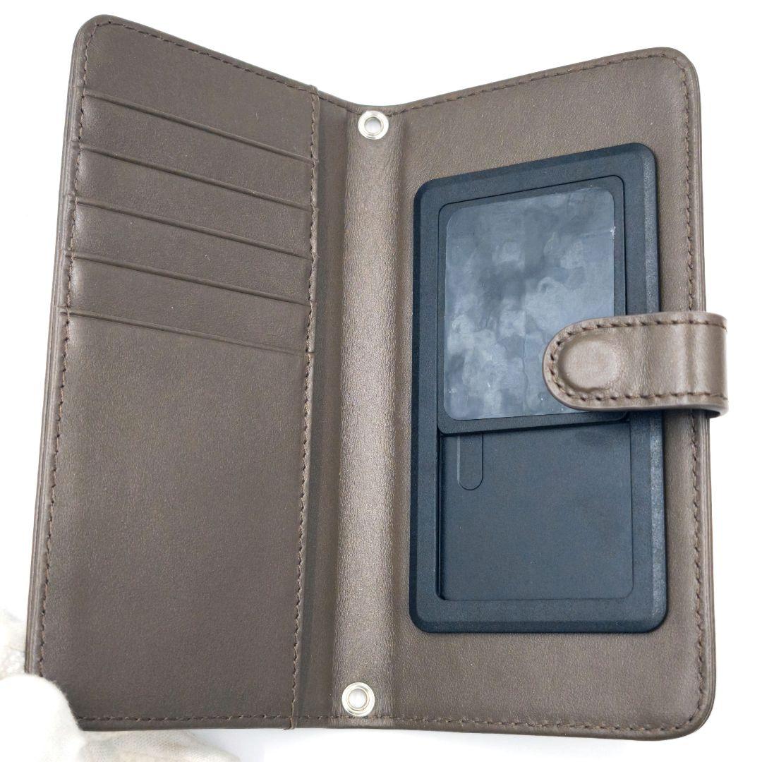 【極美品】サロンドアルファード スマホケース スワロフスキー 手帳型 スマイル