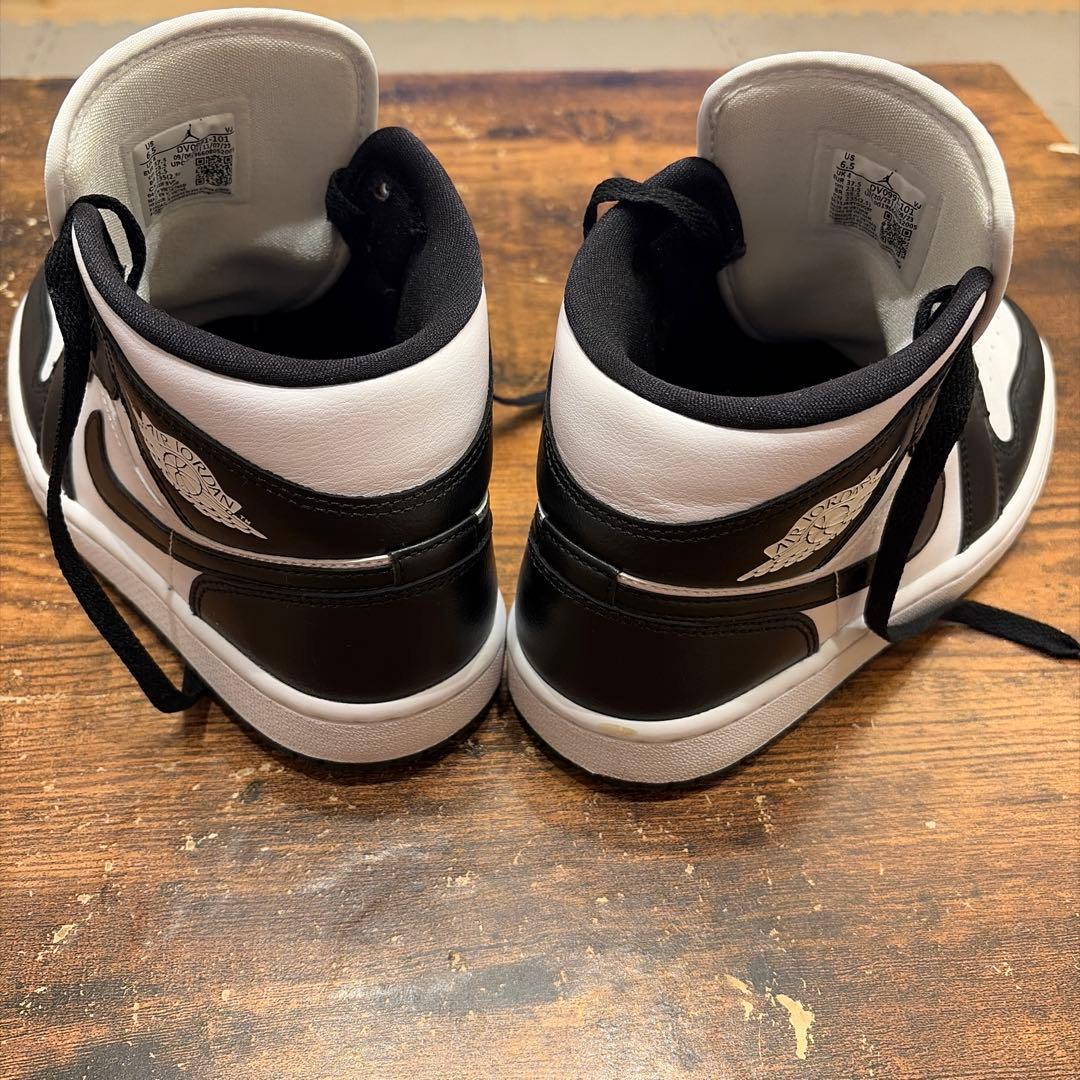 ら*ぁ様 【美品】Air Jordan ハイカットスニーカー ホワイト/ブラック