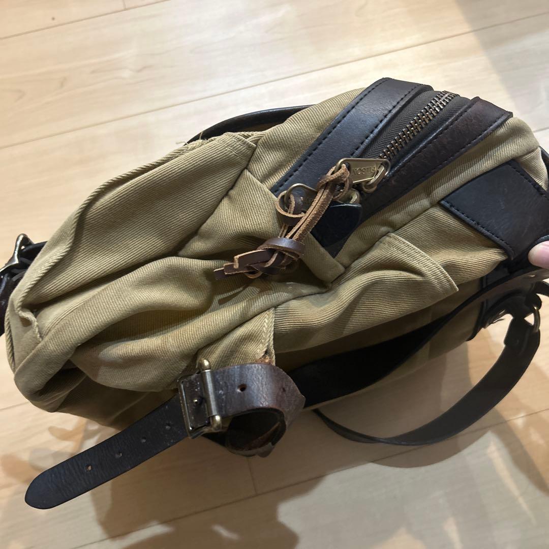 FILSON タン コットンツイル　レザー フィルソン　リュック