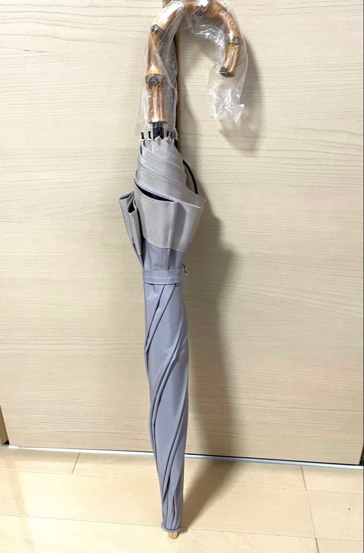 untule 2段2WAY 折りたたみ日傘 モーブグレー／ピンクグレー