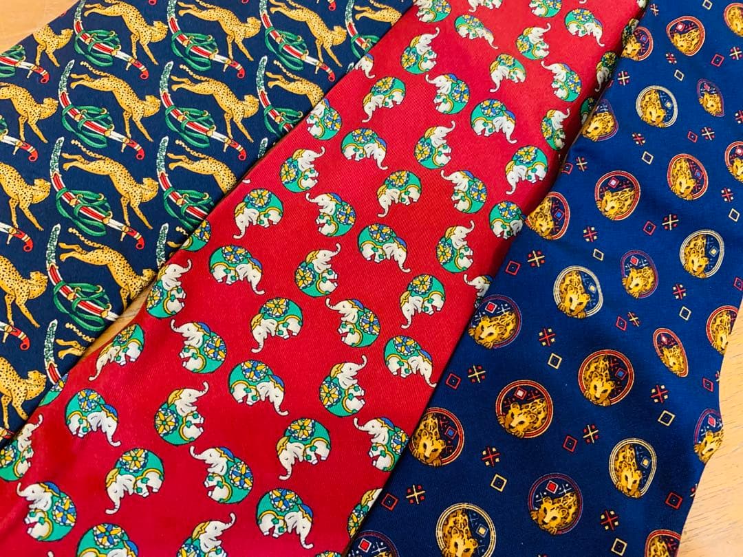 k0120-16★Salvatore Ferragamo ネクタイ 7点