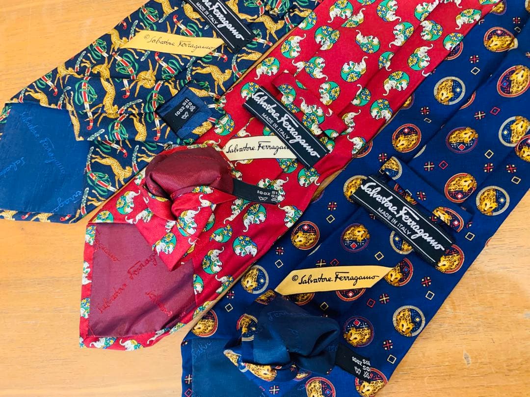 k0120-16★Salvatore Ferragamo ネクタイ 7点